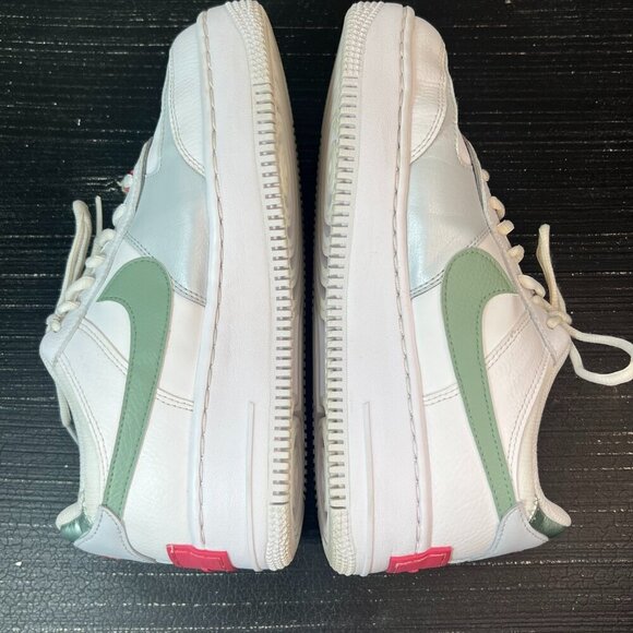 Nike Air Force 1 Shadow Seafoam Women 8.5 Active Athletic Pink Tennis Sneaker - Picture 6 of 9